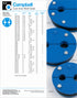 Campbell Cast Iron Well Seal - Double Hole - 4 to 12 in Casing
