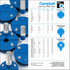 Campbell Pitless Well Seal - Blank, Sub & Single Hole - 6 to 12 in Casing