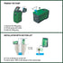 DAB EsyTwin - 64 GPM 92 psi 2-Pump Booster System with Dock and 5 Gal Tank, Self-Priming, 4.2 HP, 1 in NPT