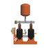 TIGERFLOW Ocelot duplex booster side view shown with optional bladder tank