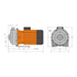 TIGERFLOW T1HS end suction pump installation dimensions