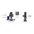 TIGERFLOW Tigercub simplex booster dimension drawing with optional tank